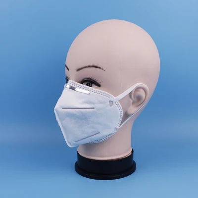 Maschera Kn95 monouso con maschere facciali KN95 di fabbrica in colore nero e personalizzato realizzate in tessuto non tessuto a 5 strati