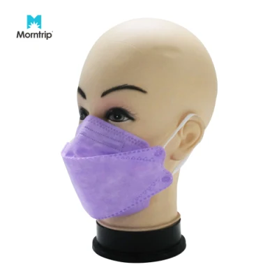 Maschera per il viso Kf94mask Corea 4 strati 3D a forma di pesce Kf94 FFP2 Earloop ad alta protezione per adulti OEM nella lista bianca